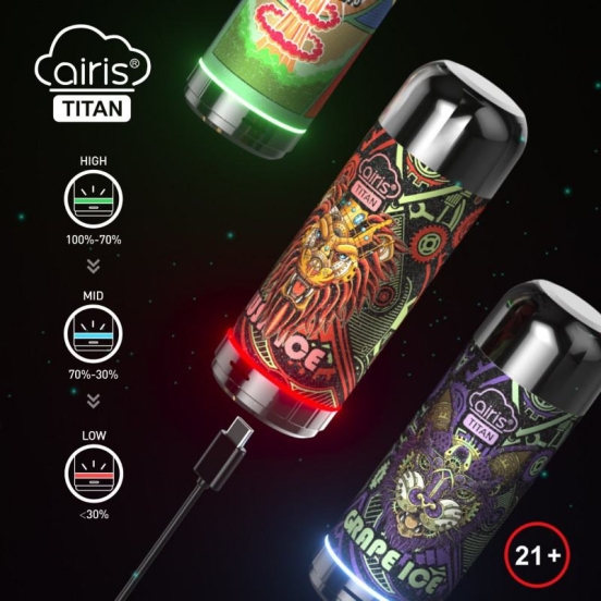 Authentic Disposable Vape Bars INSTA Airis Titan 10000 Puffs Wholesale