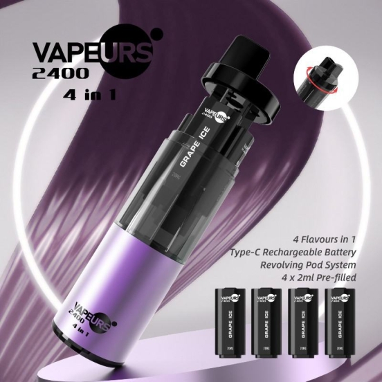 Best Selling urs Urs 4 In 1 600 Puffs Hits Vape