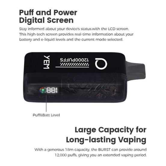 Bulk Price YEM Vape Bar Bm12s-34 Wholesale