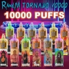 RandM Disposable Vape Pen Randm Tornado 10000 6000 Puffs