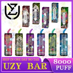 UZY Disposable Vape Pro Bar Big Puffs Nederland 8000 E-cigarettes