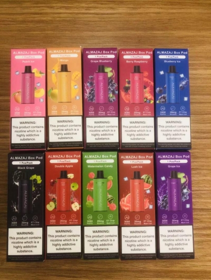 zbood Almazaj Box Device 3000 12000 Puffs Disposable Vape Bars Wholesale