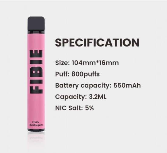 FIBIE 800 Puffs Disposable Vape Wholesale Price