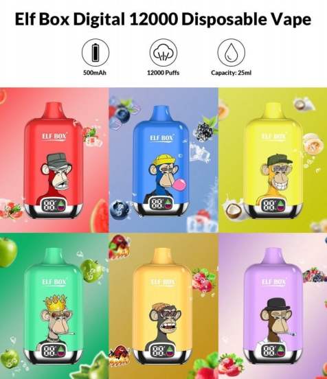 Authentic Elfbox 12000 Disposable Vapes Wholesale