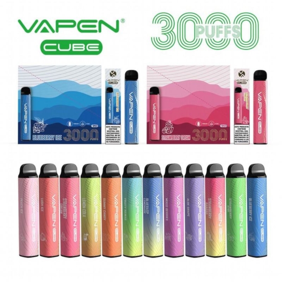 Top Selling Big Puff Pens Plus VAPEN Cube 3000 Vape