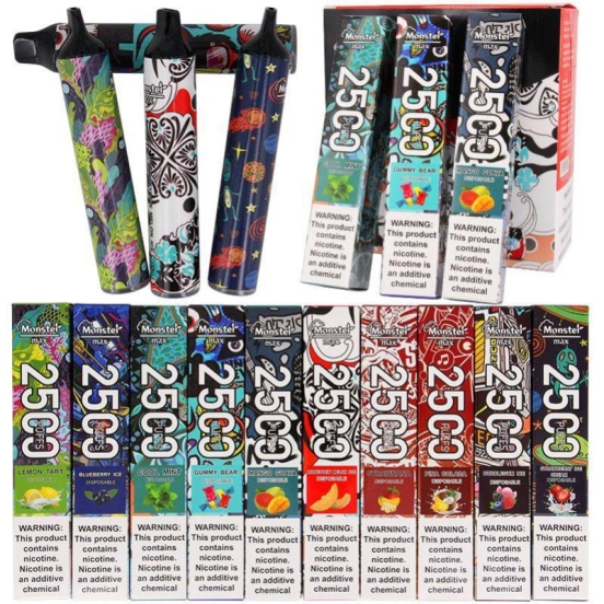 2024 Bulk Pricing Disposable Monster Vape Monster Max 2500 Puffs Wholesale