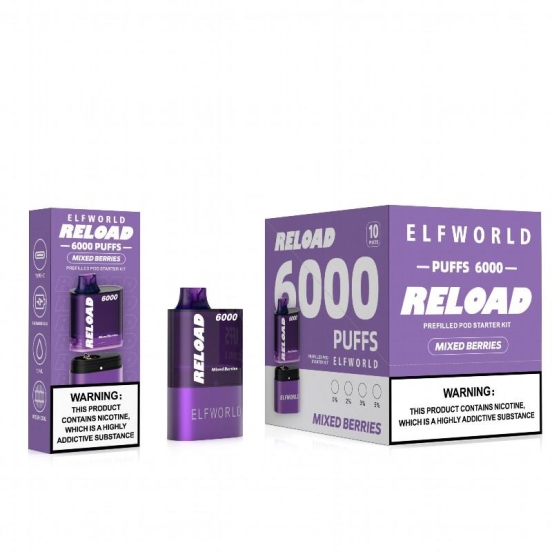 2024's Finest Vaping Vape Pens Elfworld Reload Kit 6000 Puffs Wholesale