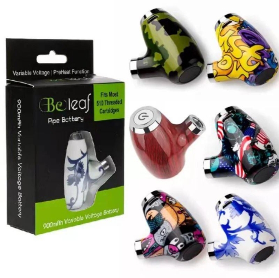 Best Quality Blizzard Beleaf Pipe 900mah Battery Preheating Vape Pen