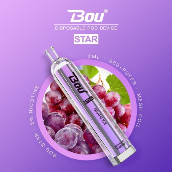 BOU Disposable Vape Bar 600 Puffs