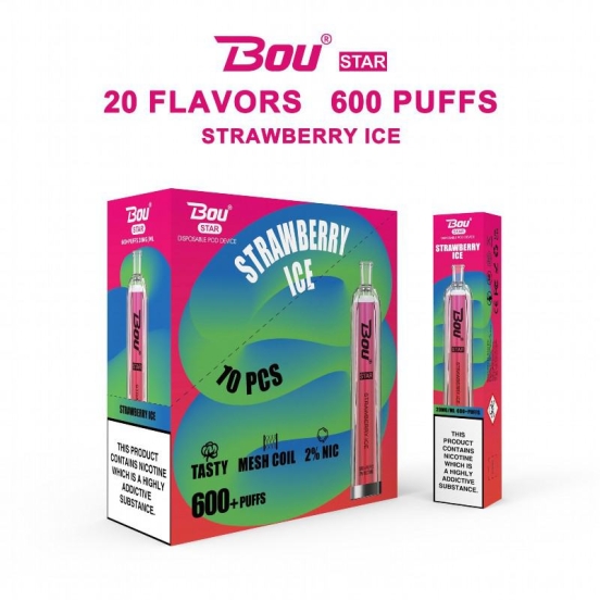 Disposable Bang Bou Star 5500 Puffs E-cigarette Nicotine