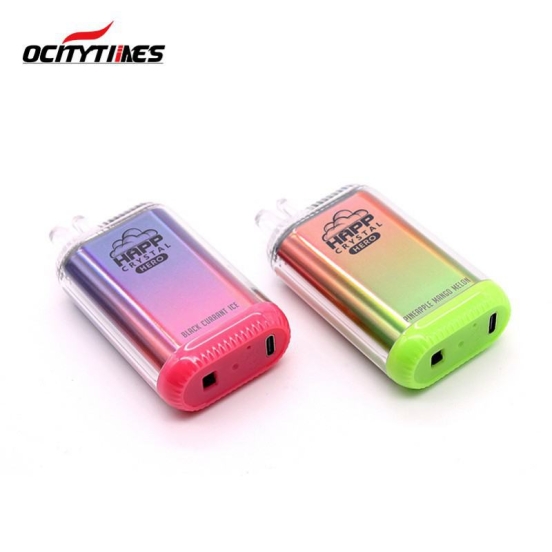 Ocitytimes Happ Crystal Hero 5000-7000 Puffs Vape Big Puff Pen Plus