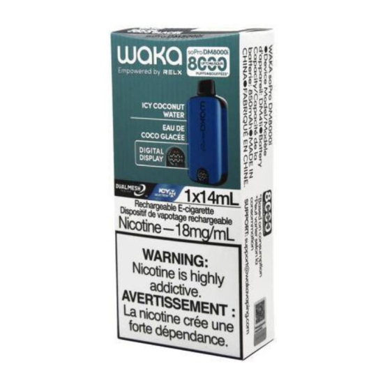 Premium Insta Waka 8000i 15000 Puffs Box Vape
