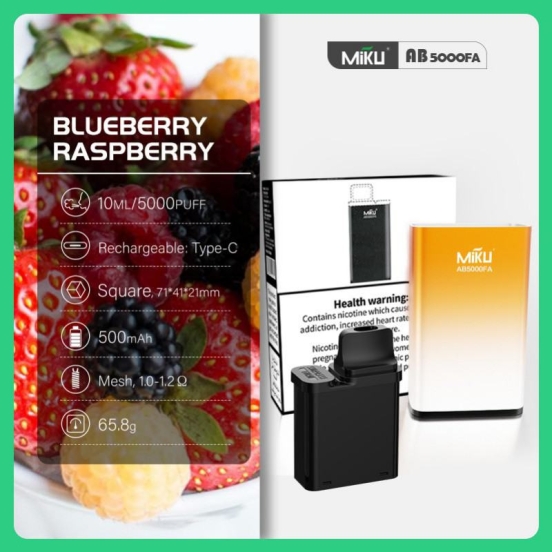 Superior Quality Miku Ab5000fa2416 10ml Puffs Disposable Vape Wholesale