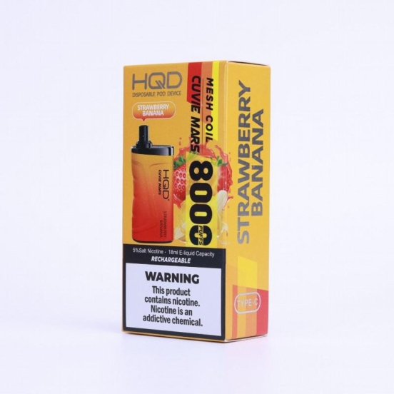 Hqd H083 Cuvie Mars 8000 Puffs Disposable Vape Pen Wholesale