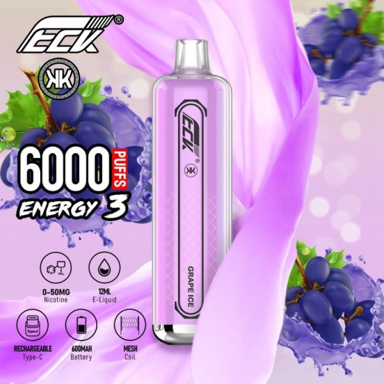 Energy Pens Eck Kk 3 6000 Hits Vape Puffs