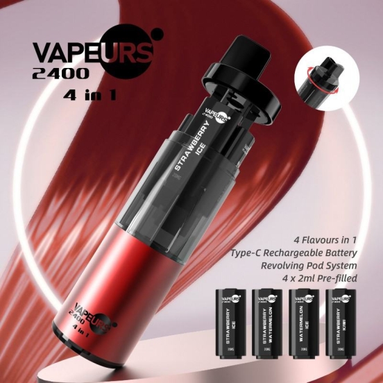 Best Selling urs Urs 4 In 1 600 Puffs Hits Vape