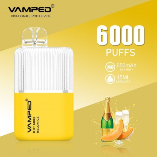 Disposable Vape Pen Wholesale Vamped Hot 6000 Disposable Box