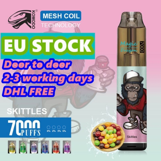 Top Sale Komodo Mg-7k 7000 Puffs Hits Vape