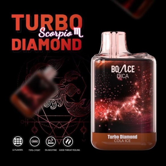 Hot Selling Bounce Wholesale Disposable Vapes Bounce Turbo Diamond 6500