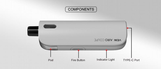 Premium Vape Pen Disposable Big Hit Vape Veiik Airo Coupe Kit