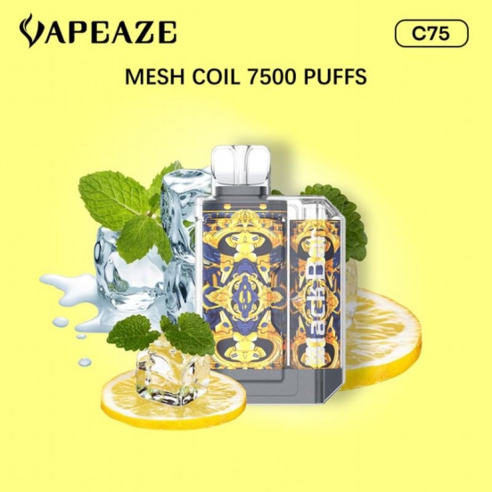 2024 Bulk Price Disposable Vape Pens Wholesale AZE & Custom Logo Clear 7500 Puffs