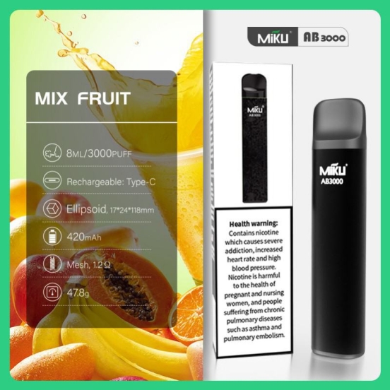 Miku Ab3000117 Wholesale Vape Disposables