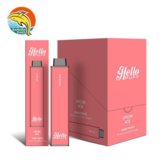 2024's Top Sellers Banana times/ OEM Hellp 5500 Puffs Nicotine