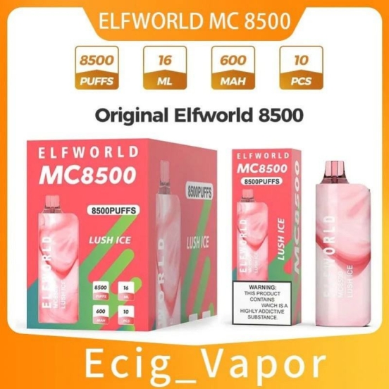 Elf mc 8500 vape big puff pen plus