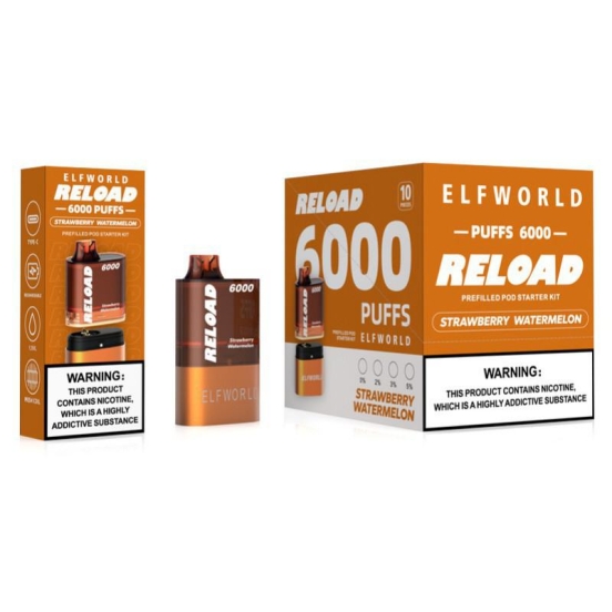 Elfworld Reload 6000 Puffs Big Hit Disposable Vape