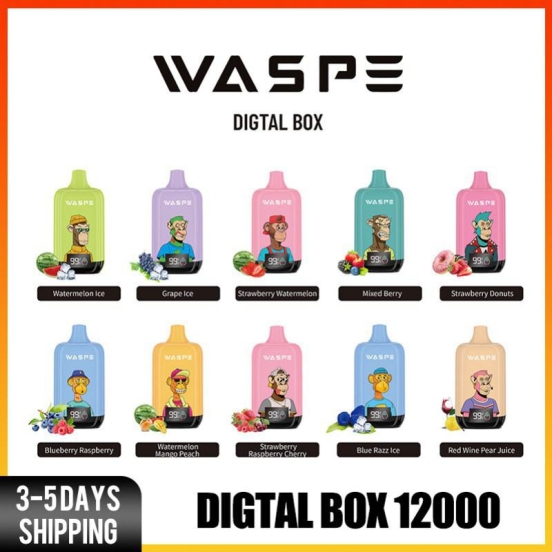 Vapanda Waspe Digital 12k 18000 Puffs Vapes Wholesale