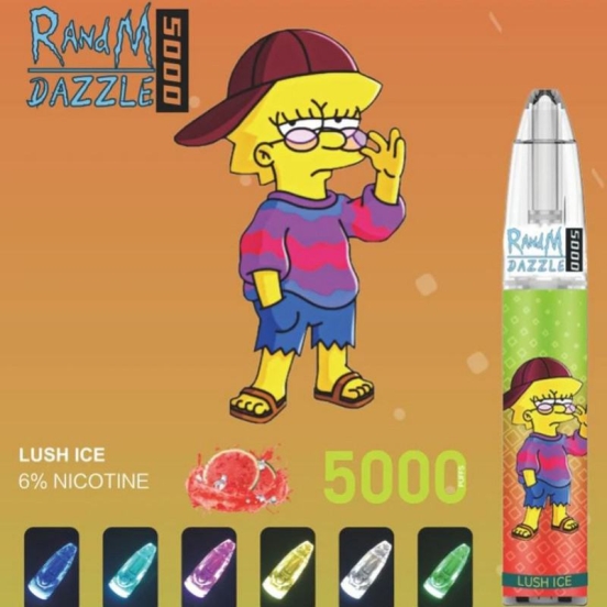 2024 Bulk Pricing RandM Pen Randm Dazzle 5000 Disposable