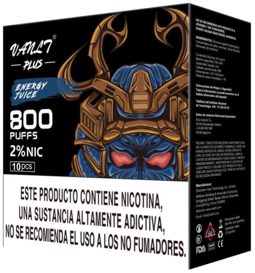 Bulk Price VANLT Vanlt Plus-465 Vape Flavors