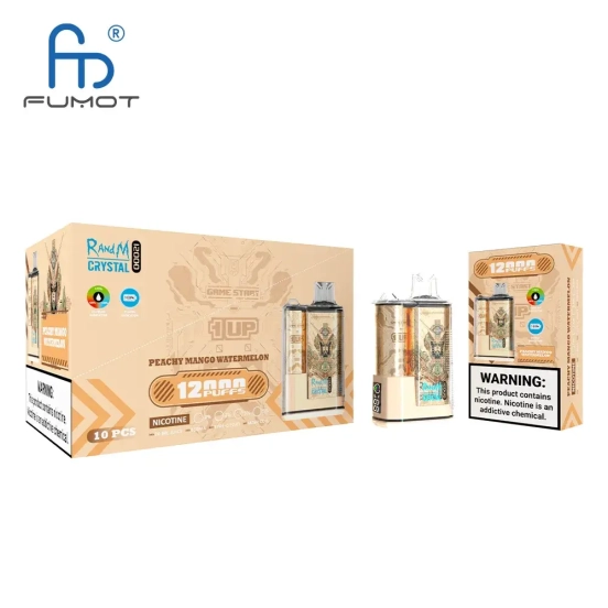 Disposable Randm Fumot Bar Vape 12000 Puffs fumot crystal Nicotine