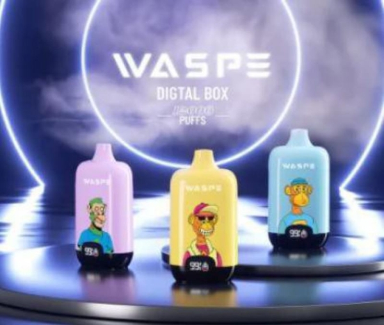 Premium Vape Pen Disposable Vapes Wholesale Waspe Digital Box 12000