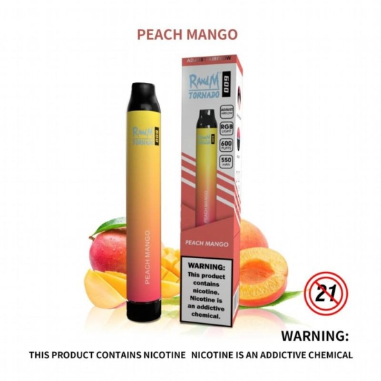 Top Picks 2024 RandM Puff Randm Tornado600 Electronic Cigarette