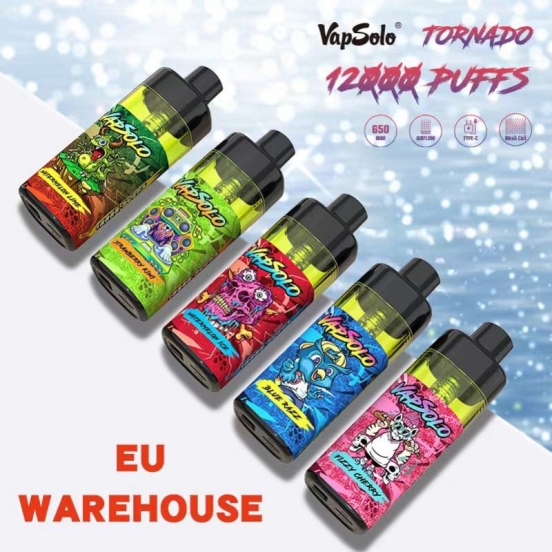Top Picks 2024 Vapsolo Tornado 12000 Disposable Vape Bulk Price