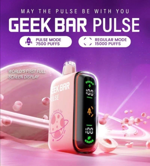Original Disposable Geek R Pulse 7500 Herbvaporizeremptydisposablevapepod Puffs