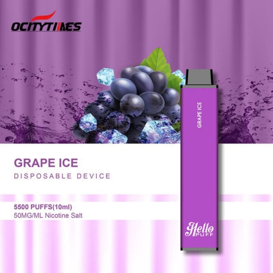 2024's Premium Vape Pen Ocitytimes Hello 5500 Puffs Vape Flavors