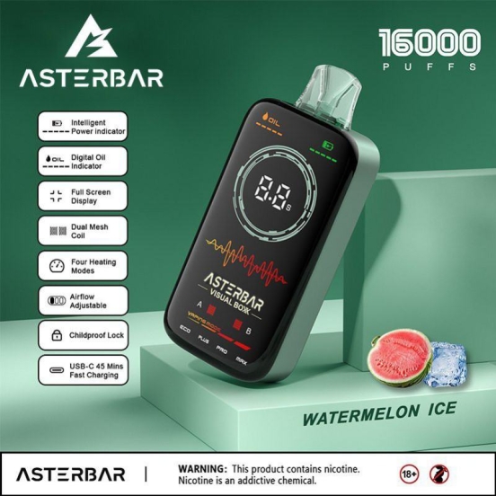 All Flavors Disposable customized Vapes Aster 16000 Puffs Wholesale