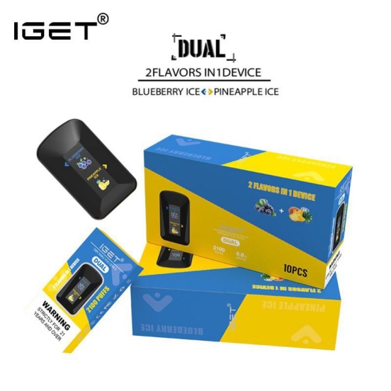 Iget Dual 2100 Puffs Disposable Vape Pen Wholesale