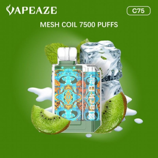 2024 Bulk Price Disposable Vape Pens Wholesale AZE & Custom Logo Clear 7500 Puffs