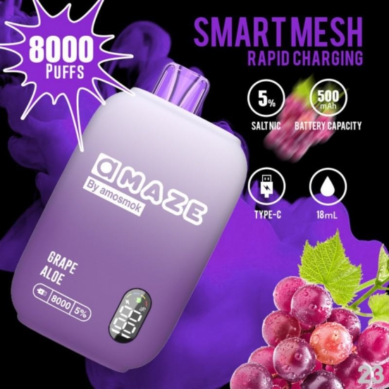 Wholesale Price Disposable AMOSMOK Amo-amaze-004 Vape Bar