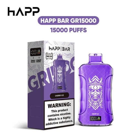 Vape Pens VAPRIDE Vapride Happ Gr0 15000 Puffs Wholesale