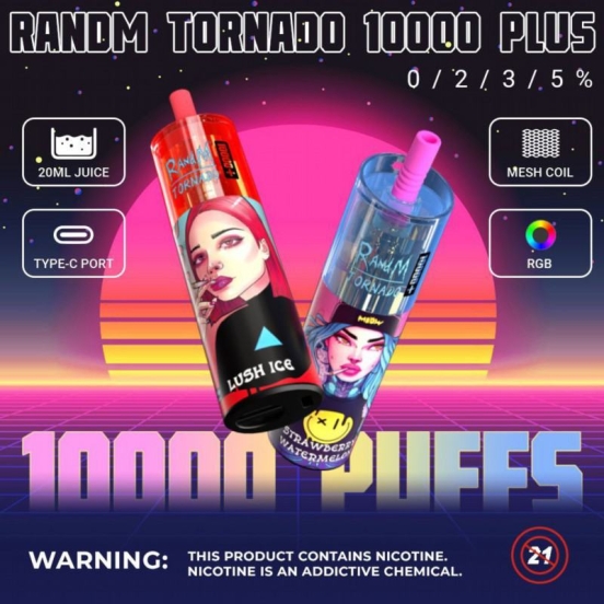 hot selling Randm tornade plus 10000 puffs disposable vape wholesale price