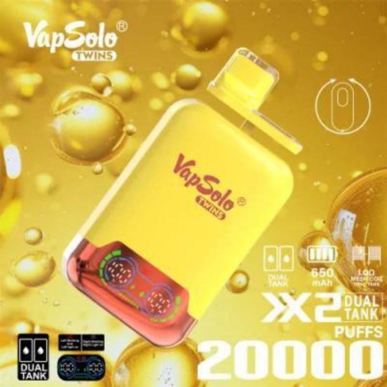 Hot Sale Smooth Hit Disposable Vape Vapsolo Twins 20k