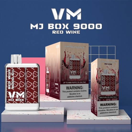 All Flavors Disposable Vaping Muster Vmmjbox 9000 Puffs Vapes Wholesale