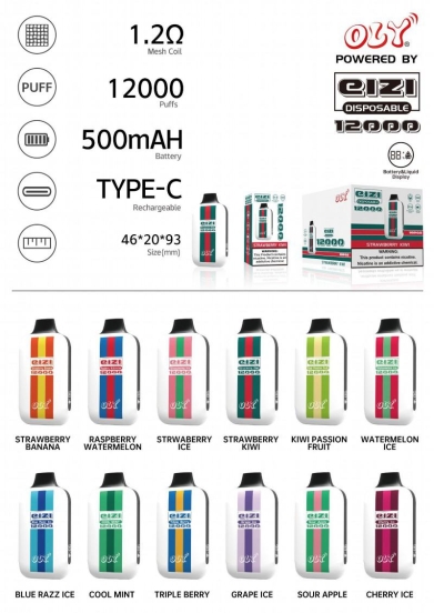 OLY EIZI BC Oly Eizi Bc New 10000 Puffs Vape Wholesale Price