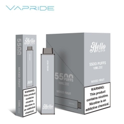 Disposable Vape Brands VAPRIDE Hello 5500 Puffs