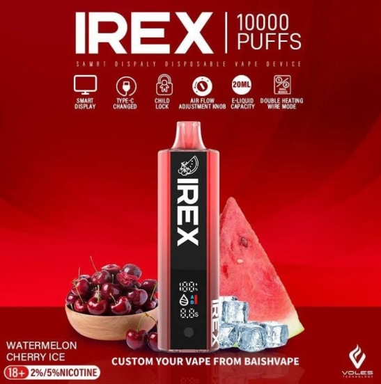 Bestseller Baish Irex 10000 Vapevape7000800 Puffs Disposable Vape
