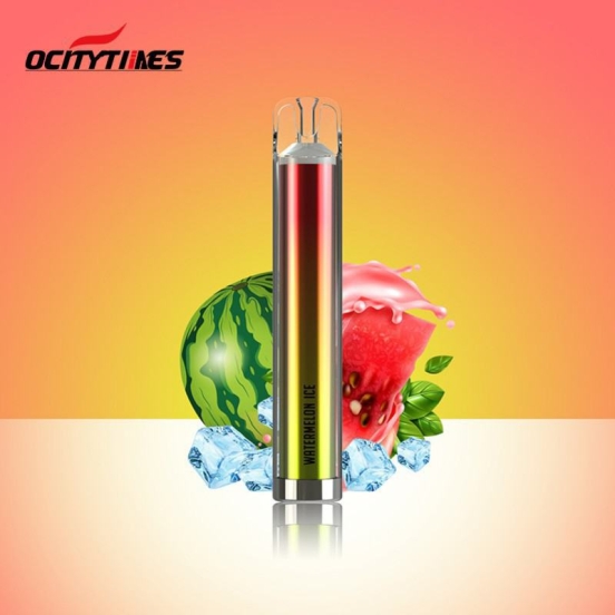 Wholesale Ocitytimes/White Label Ot049  Disposable Crystal 1200 Puffs Vape Disposables